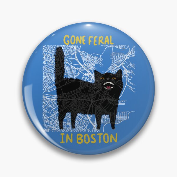 Item preview, Gone Feral in Boston Cat designed and sold by KilkennyCat Art.