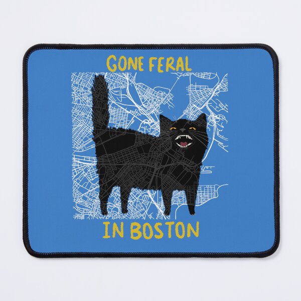 Item preview, Gone Feral in Boston Cat designed and sold by KilkennyCat Art.
