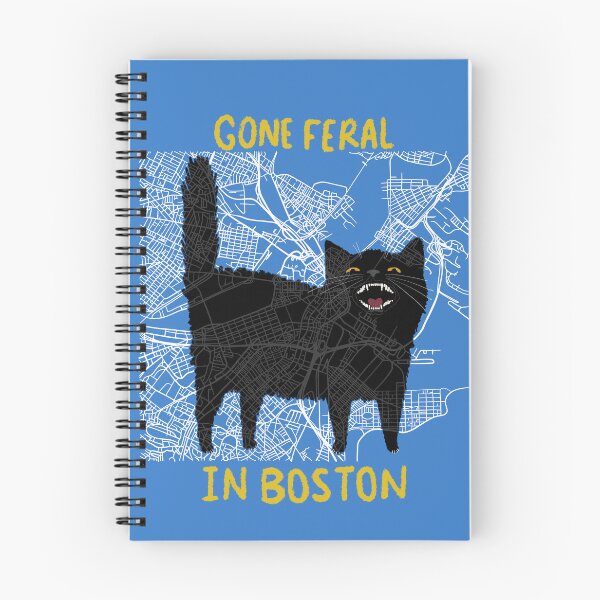 Item preview, Gone Feral in Boston Cat designed and sold by KilkennyCat Art.