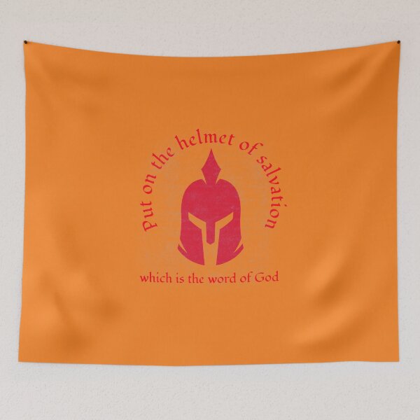 Item preview, Copy of Put on the helmet of salvation Red designed and sold by Kingdompurpose.