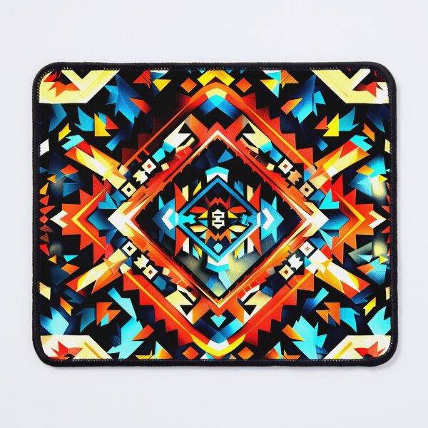 Item preview, Southwest Native American-Inspired Red And Black Pattern designed and sold by DEC02.