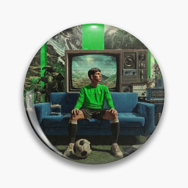 Item preview, Vintage Football Art Boy Day Dreaming in Green Kit designed and sold by 67prints.