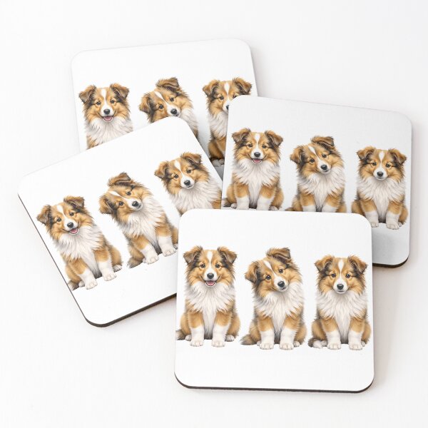 Item preview, Three Little Hearts: Shelties designed and sold by SabraDD.
