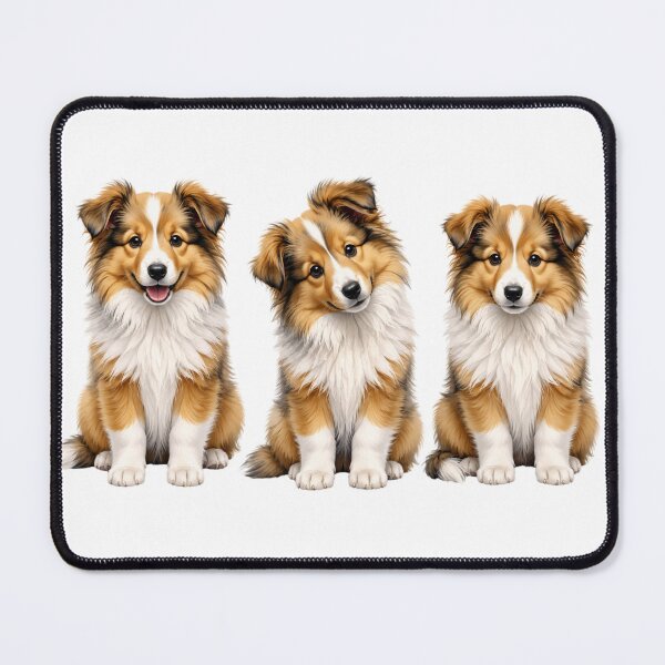 Item preview, Three Little Hearts: Shelties designed and sold by SabraDD.