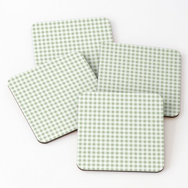 Item preview, Minimalist Sage Green and White Gingham Pattern Phone Case Gift for Her | Sage Checkered Journal for Students | Sage Green Gingham Tote Bag Gift for Mom designed and sold by VivaFy.