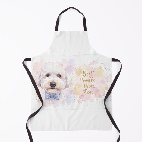 Item preview, Soft Pastel Poodle Watercolor Art – Best Poodle Mom Ever Apparel designed and sold by NovaShiftDesign.