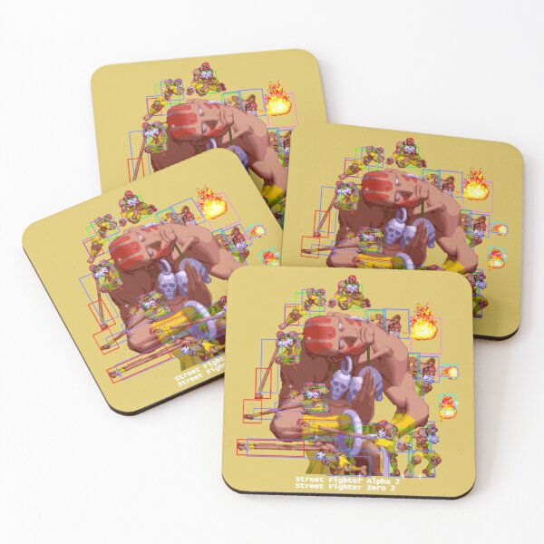 Item preview, dhalsim alpha 2 hitbox data collage designed and sold by Cent75.