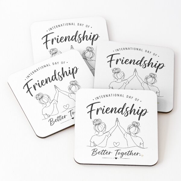 Item preview, International Friendship Day Shirt, Better Together Tee, Friendship Gift, Best Friend T Shirt, Minimal Line Art, Unity Graphic Tee designed and sold by PrintoraSpirit.