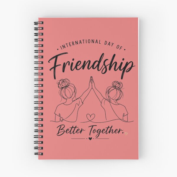 Item preview, International Friendship Day Shirt, Better Together Tee, Friendship Gift, Best Friend T Shirt, Minimal Line Art, Unity Graphic Tee designed and sold by PrintoraSpirit.