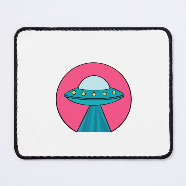 Item preview, Pink and blue space ship designed and sold by Designsbyleahhh.