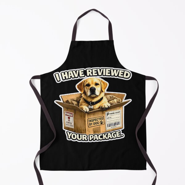 Item preview, I Have Reviewed Your Package | Funny Puppy Delivery Meme designed and sold by RockyLambda.