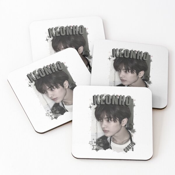 Item preview, CORTISs Keonho Kpop Boy Group Black and White Collage Digital Art Portrait designed and sold by AJUNICE STUDIO.