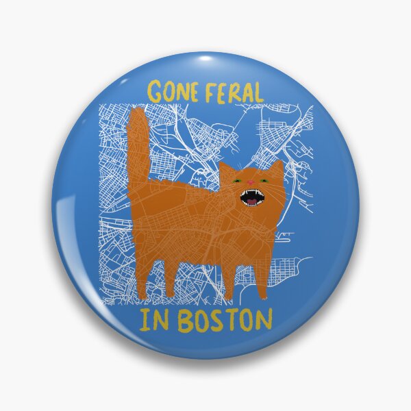 Item preview, Gone Feral in Boston Cat Orange designed and sold by KilkennyCat Art.