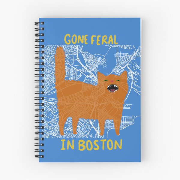Item preview, Gone Feral in Boston Cat Orange designed and sold by KilkennyCat Art.
