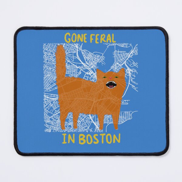 Item preview, Gone Feral in Boston Cat Orange designed and sold by KilkennyCat Art.