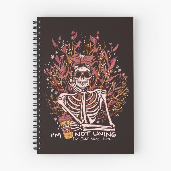 Item preview, bones and botany, I'm not living, I'm just killing time designed and sold by Mimo & Co..
