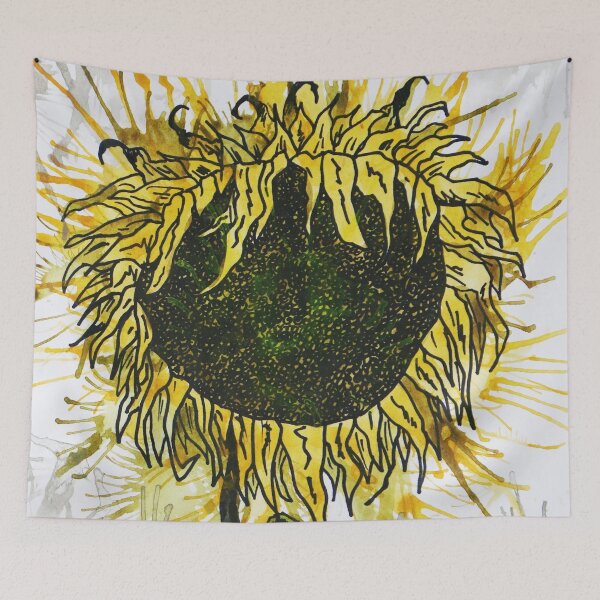 Item preview, Wilting Sunflower designed and sold by ElvisSantanaArt.