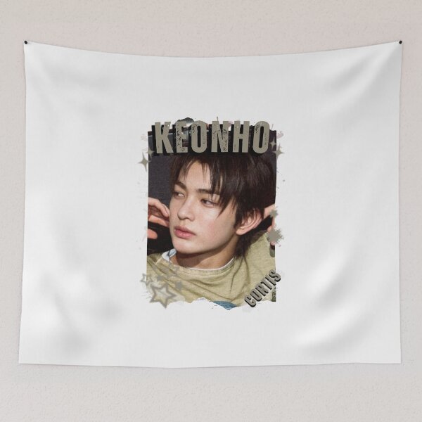 Item preview, CORTISs Keonho Kpop Boy Group Black and White Collage Digital Art Portrait designed and sold by AJUNICE STUDIO.
