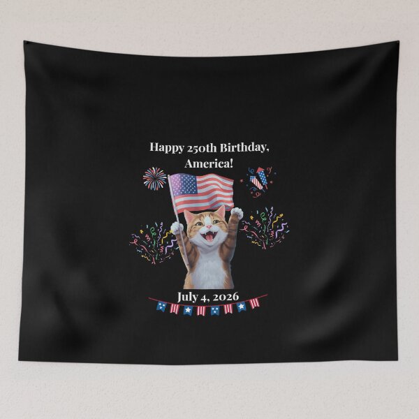 Item preview, Happy 250th Birthday, America! designed and sold by Planet Agora.