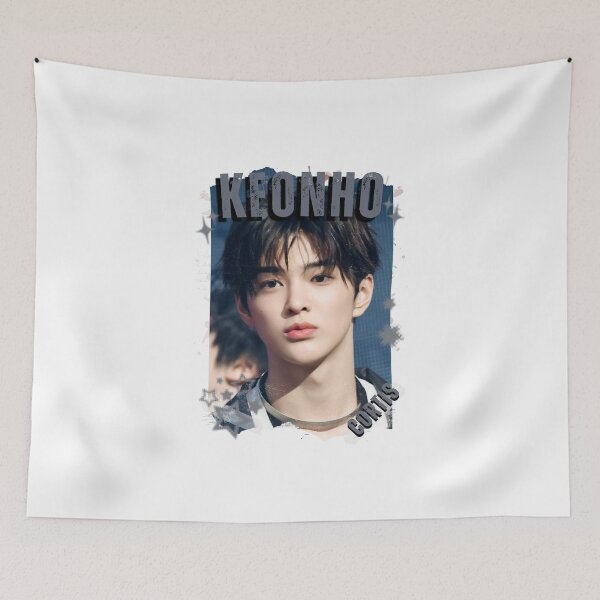 Item preview, CORTISs Keonho Kpop Boy Group Black and White Collage Digital Art Portrait designed and sold by AJUNICE STUDIO.
