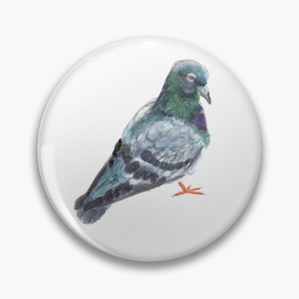 Item preview, Gouache pigeon designed and sold by Madements.
