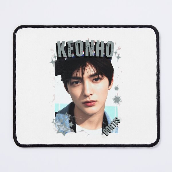 Item preview, CORTISs Keonho Kpop Boy Group Black and White Collage Digital Art Portrait designed and sold by AJUNICE STUDIO.