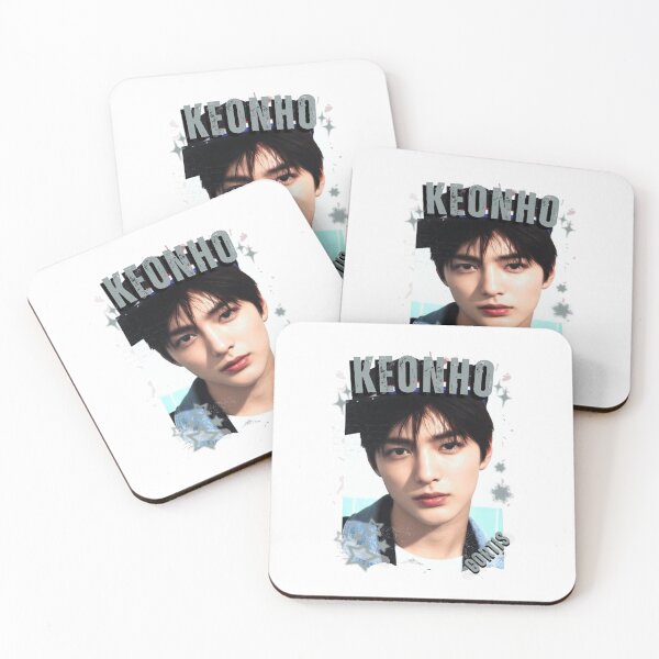 Item preview, CORTISs Keonho Kpop Boy Group Black and White Collage Digital Art Portrait designed and sold by AJUNICE STUDIO.