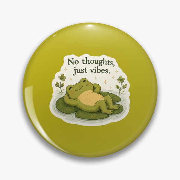 Item preview, Relaxing Frog Sticker designed and sold by lumahouse.