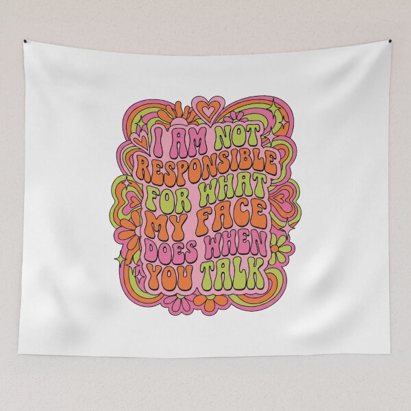 Item preview, Psychedelic Expressive Face Humor designed and sold by Soren Graft.