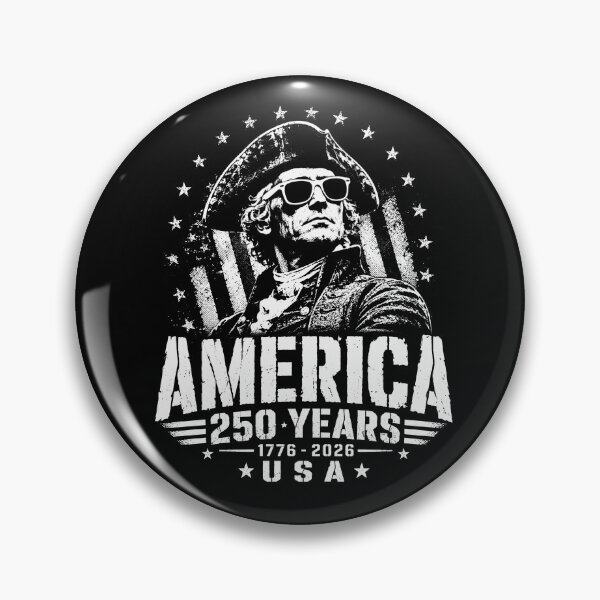 Item preview, America 250 Years 1776–2026 – George Washington Patriotic USA 250th Design designed and sold by PosiMCreations.