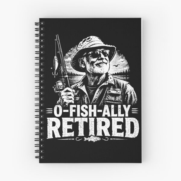 Item preview, O-Fish-Ally Retired – Funny Fishing Retirement Gift for Fisherman designed and sold by PosiMCreations.