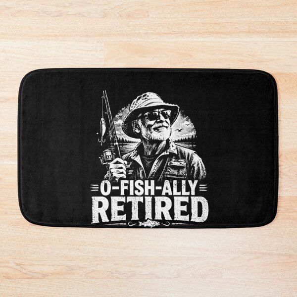Item preview, O-Fish-Ally Retired – Funny Fishing Retirement Gift for Fisherman designed and sold by PosiMCreations.