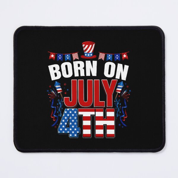 Item preview, Born On July 4th USA Flag 4th designed and sold by HeiroseOffical.