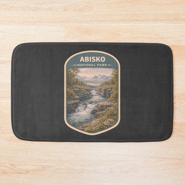 Item preview, Vintage Sweden National Park Travel Print: Abisko  designed and sold by PinUpPizzazz.