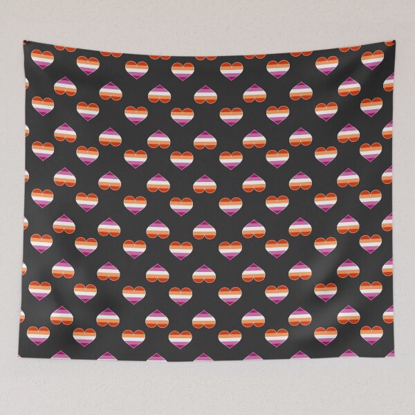 Item preview, Lesbian Pride Heart [Dark Edition] designed and sold by Roxzania.
