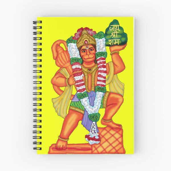 Item preview, Lord Hanuman Artwork | Divine Hindu God Digital Painting Illustration designed and sold by Harshit_Digital_Arts.