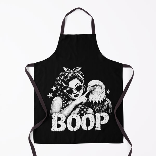 Item preview, Boop The Eagle – Funny Patriotic Bald Eagle Retro Pinup Design designed and sold by PosiMCreations.
