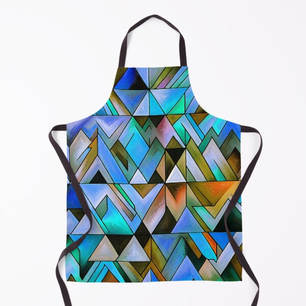 Item preview, Boho Geometric Shapes In Blue, Green And Earthtone designed and sold by DEC02.