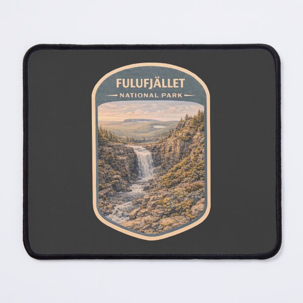 Item preview, Vintage Sweden National Park Travel Print:  designed and sold by PinUpPizzazz.
