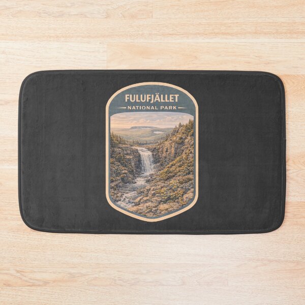 Item preview, Vintage Sweden National Park Travel Print:  designed and sold by PinUpPizzazz.
