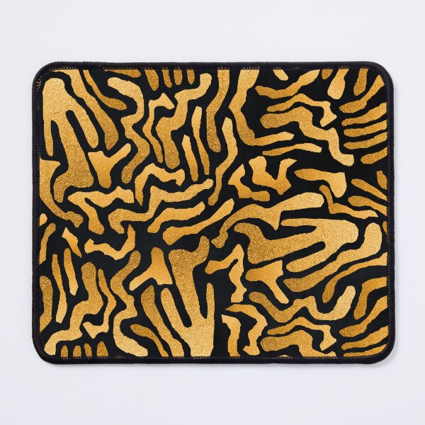 Item preview, Golden Glamorous Glitzy Hues Abstract Designs On Black designed and sold by DEC02.
