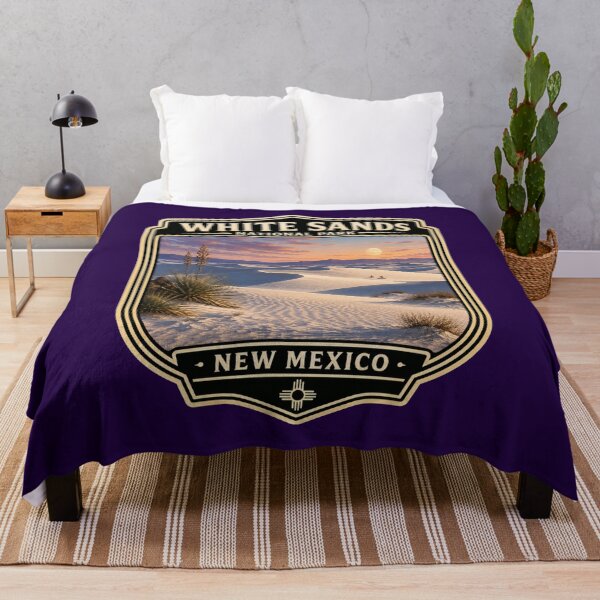 Item preview, White Sands National Park Retro Travel Badge designed and sold by Swanny's Custom T-shirt and Gift Designs.
