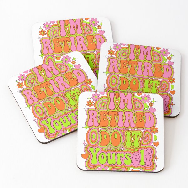 Item preview, Psychedelic I'm Retired Do It Yourself designed and sold by Soren Graft.