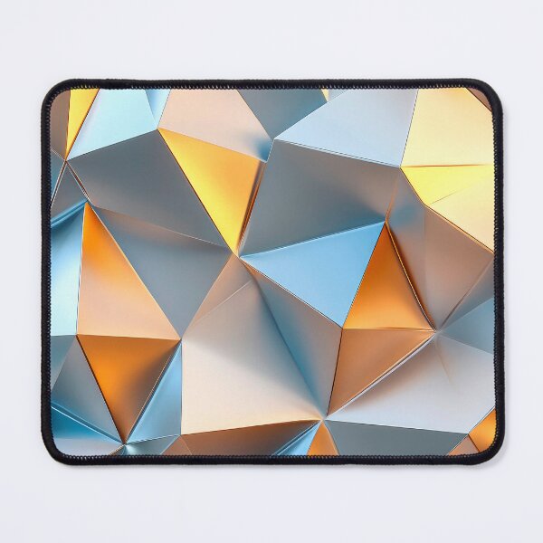 Item preview, Fantasy Geometric Silvery Aqua Tumbling Abstract Designs designed and sold by DEC02.