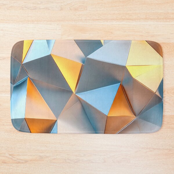 Item preview, Fantasy Geometric Silvery Aqua Tumbling Abstract Designs  designed and sold by DEC02.
