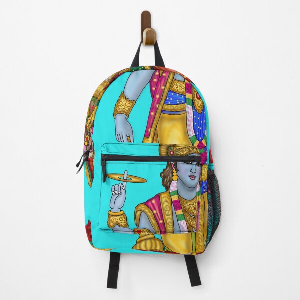 Item preview, Lord Lakshmi Narayana Artwork | Divine Hindu God Digital Painting Illustration designed and sold by Harshit_Digital_Arts.