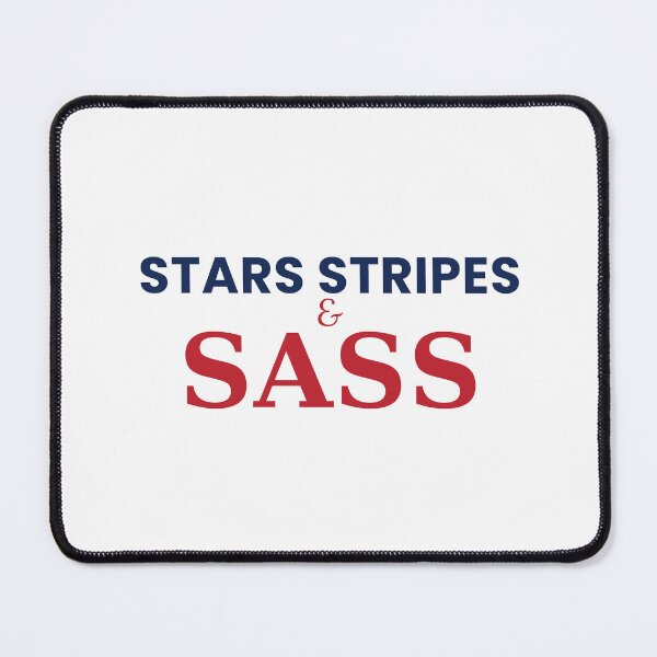 Item preview, Stars Stripes And Sass Funny 4th Of July Patriotic Tee designed and sold by 7Four1 Designs.