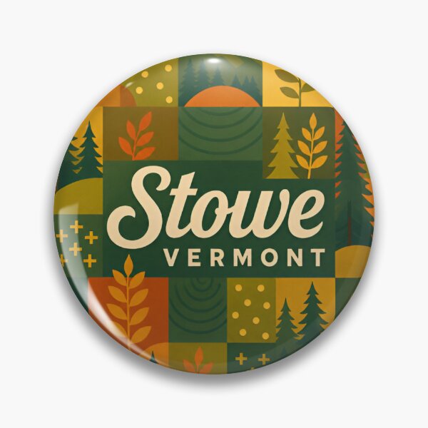 Item preview, Stowe Vermont designed and sold by Broken Antler Designs .