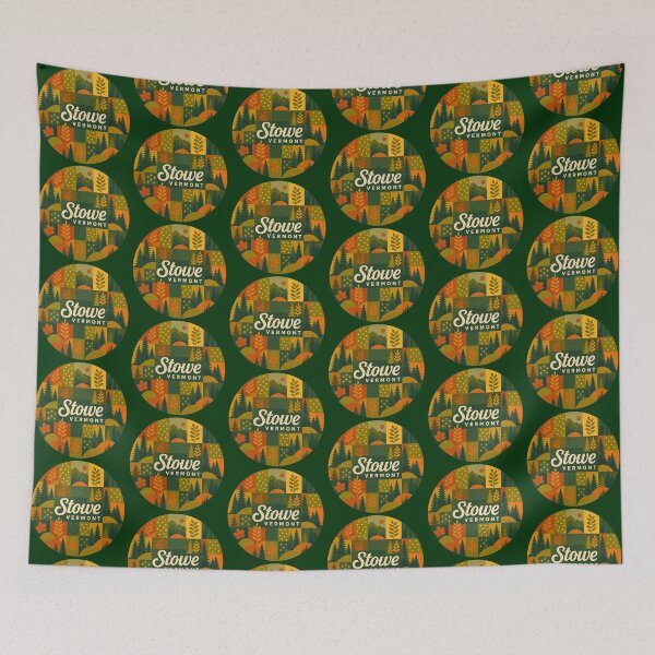 Item preview, Stowe Vermont designed and sold by Broken Antler Designs .