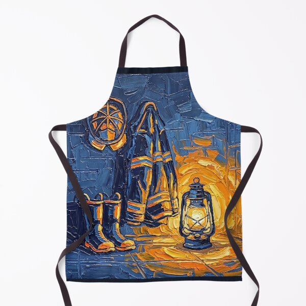 Item preview, Firefighter Gear Expressionist Lantern designed and sold by NovaShiftDesign.